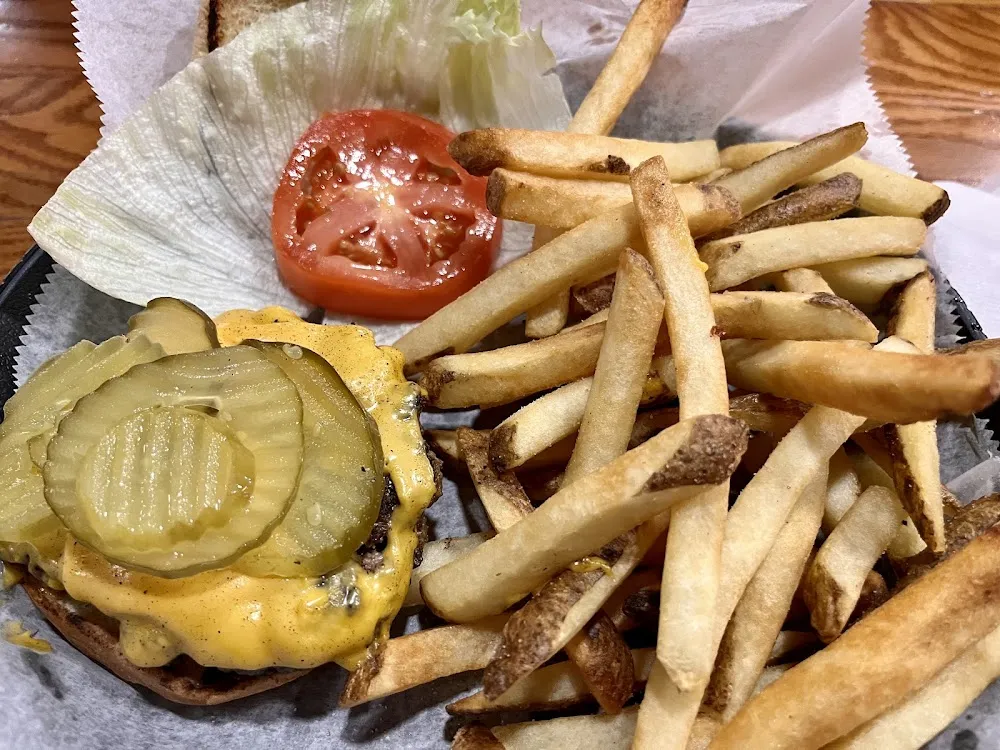 Cheeseburger and Fries